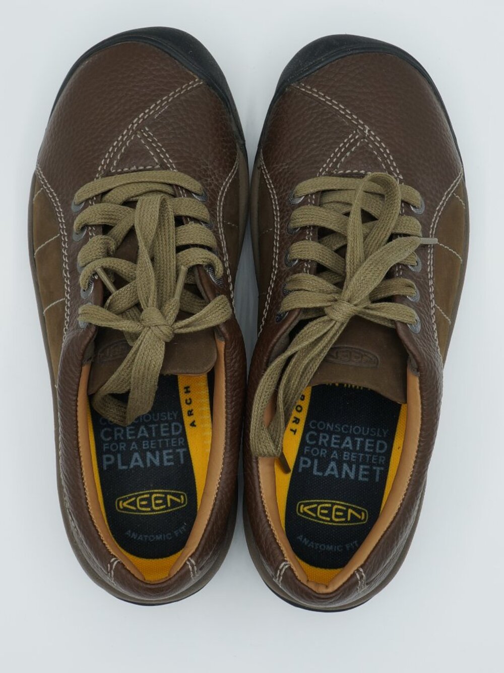 KEEN Presidio Women's Size 8 Brown Leather Lace Up Oxford Walking Shoes - Picture 8 of 10
